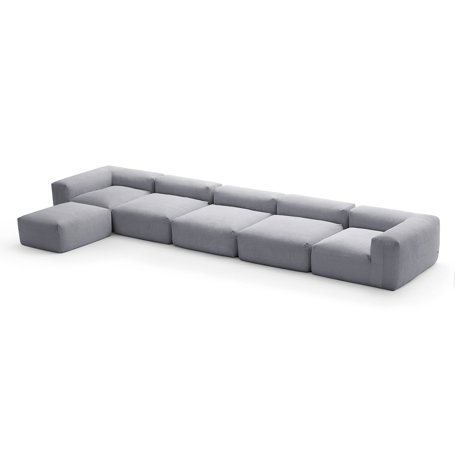 Modular Sofa - Mellow Extra Deep Sectional with Ottoman - MC - Mario Capasa