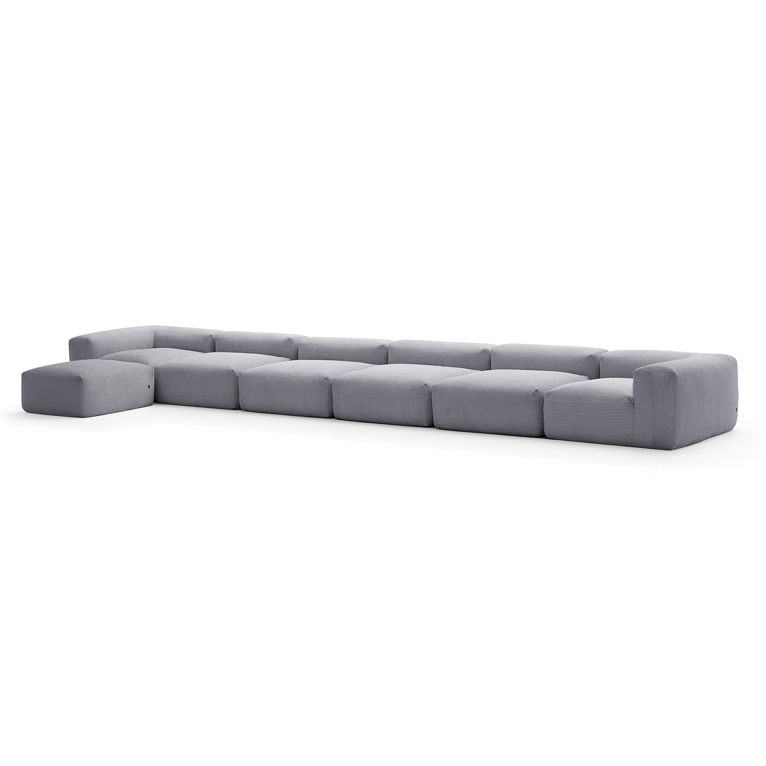 Modular Sofa - Mellow Extra Deep Sectional with Ottoman - MC - Mario Capasa