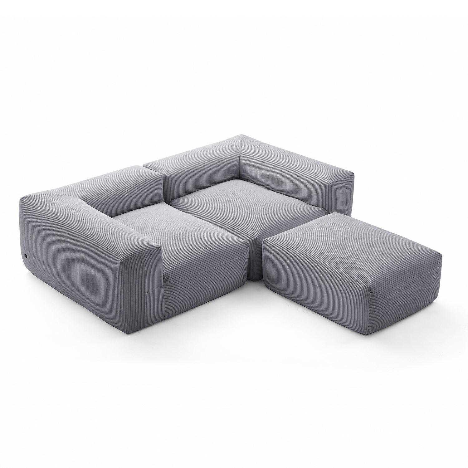Modular Sofa - Mellow Extra Deep Sectional with Ottoman - MC - Mario Capasa