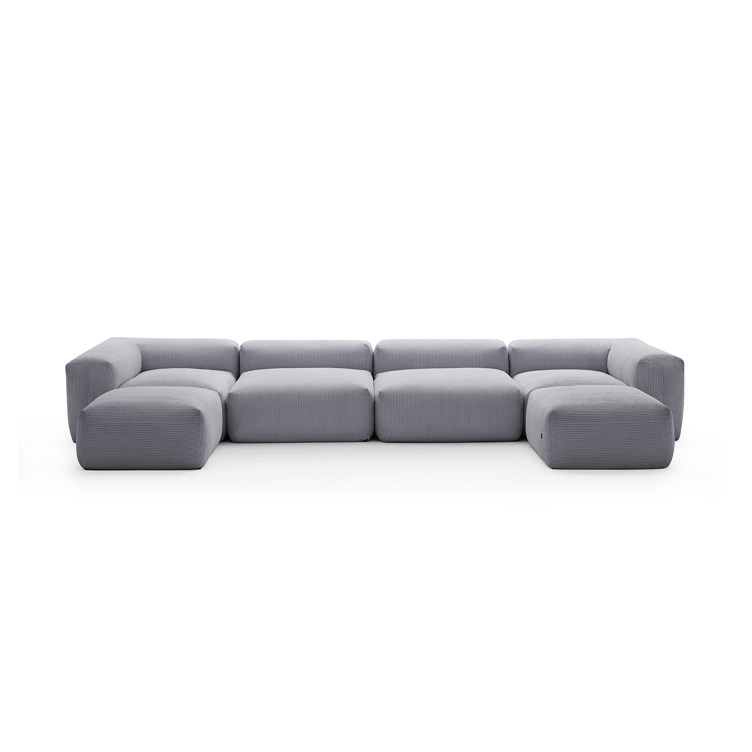 Mellow Extra Deep U Sectional with Ottoman