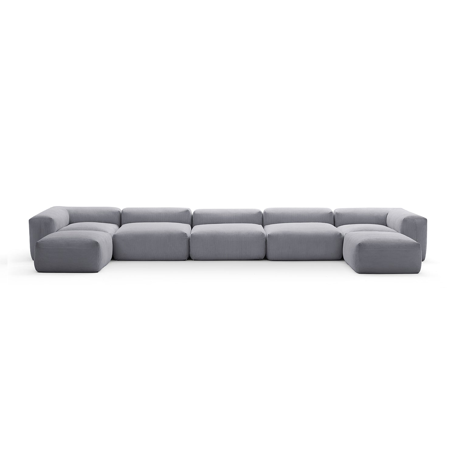 Mellow Extra Deep U Sectional with Ottoman