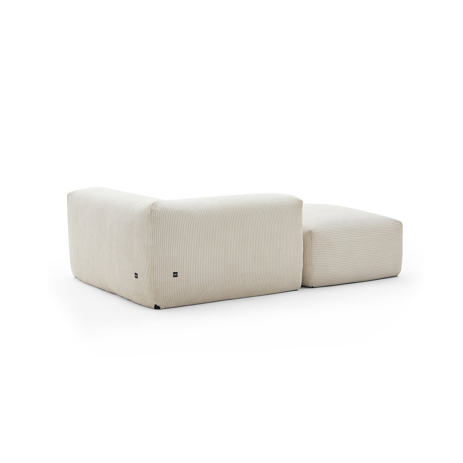 Mellow Half-Closed Sectional with Ottoman