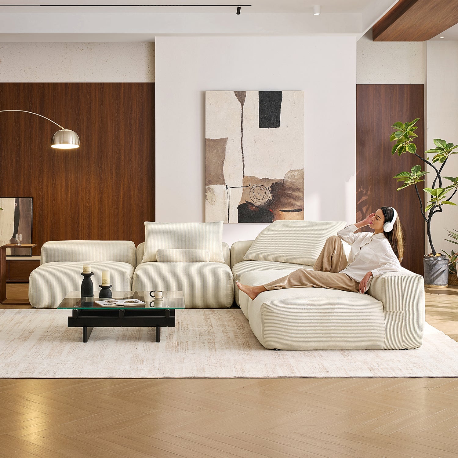 Mellow Open L Sectional - Mario Capasa
