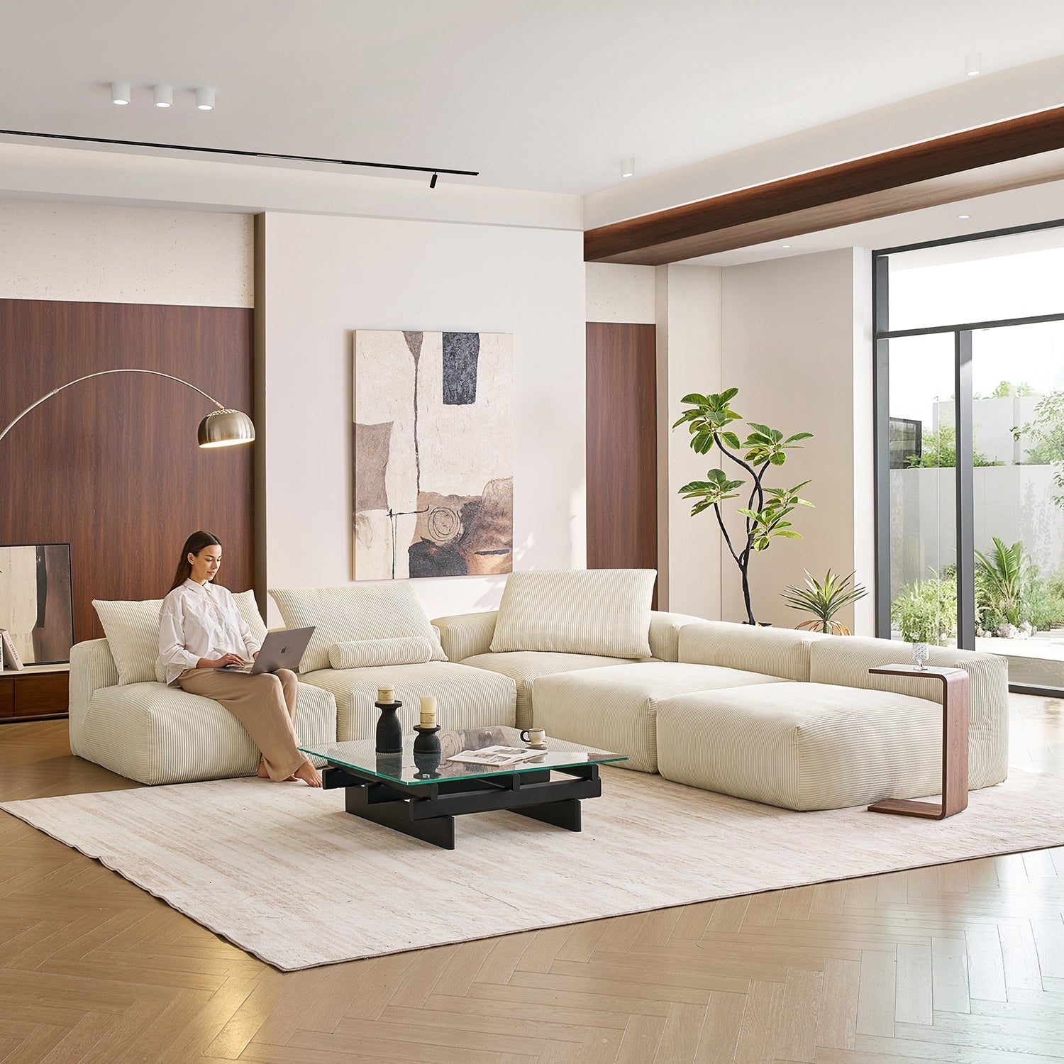 Mellow Open L Sectional - Mario Capasa