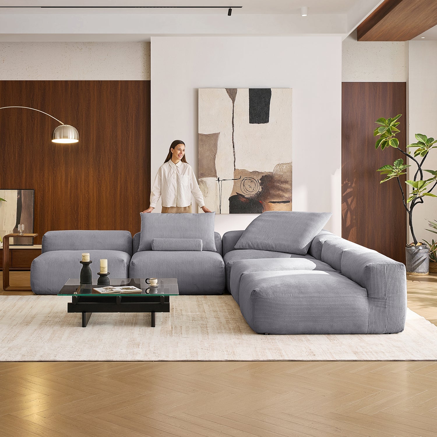 Mellow Open L Sectional - Mario Capasa