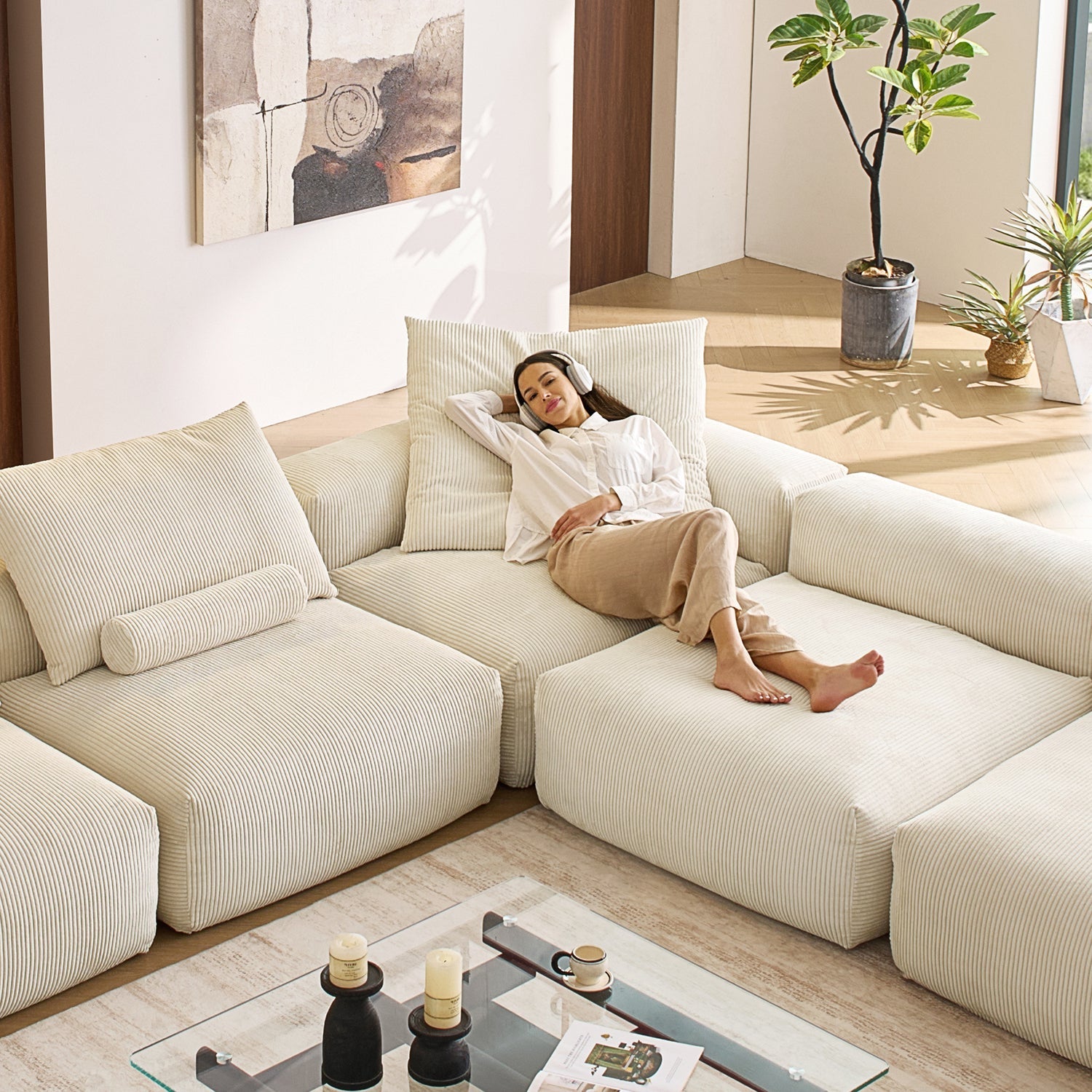 Mellow Open L Sectional - Mario Capasa