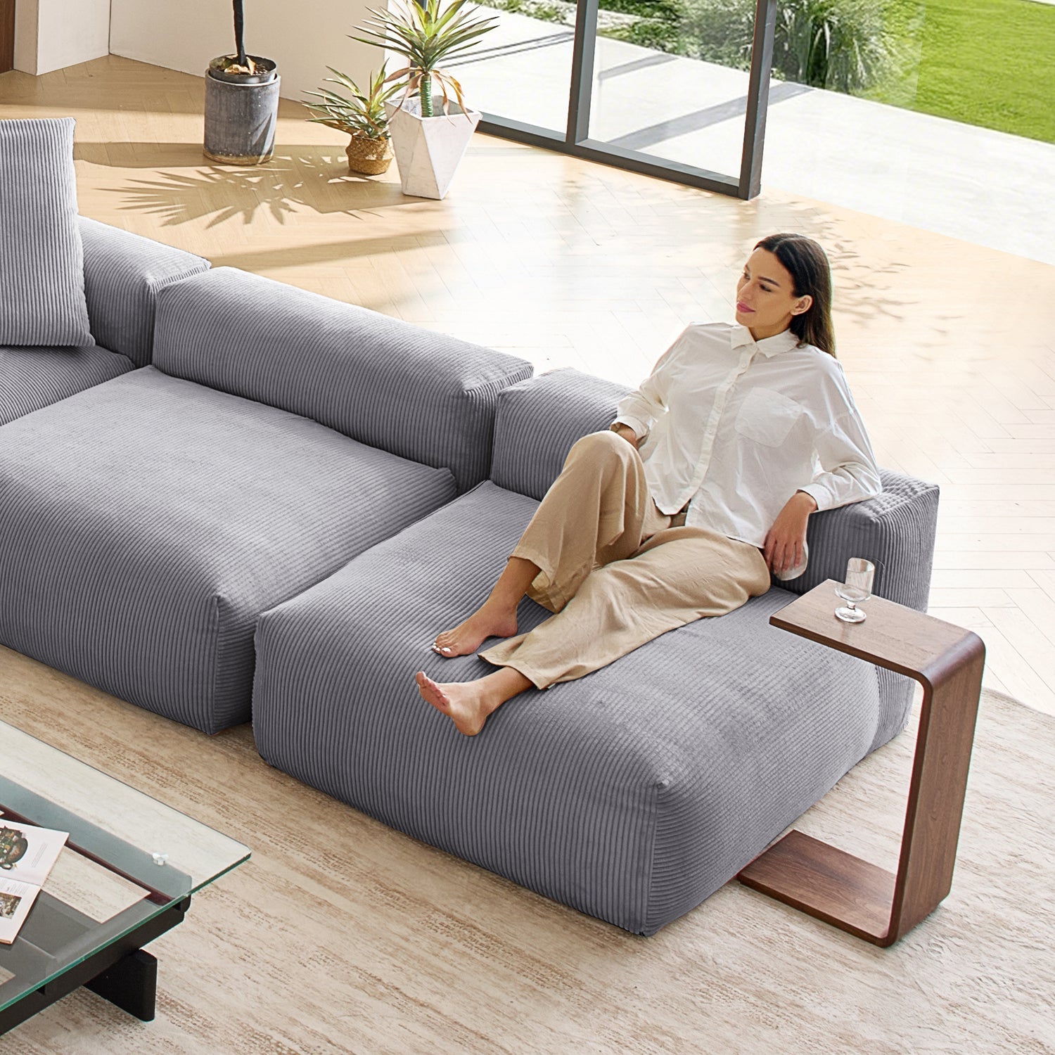 Mellow Open L Sectional - Mario Capasa