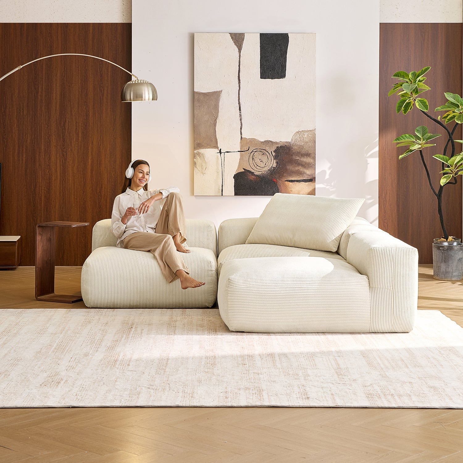 Mellow Open L Sectional - Mario Capasa