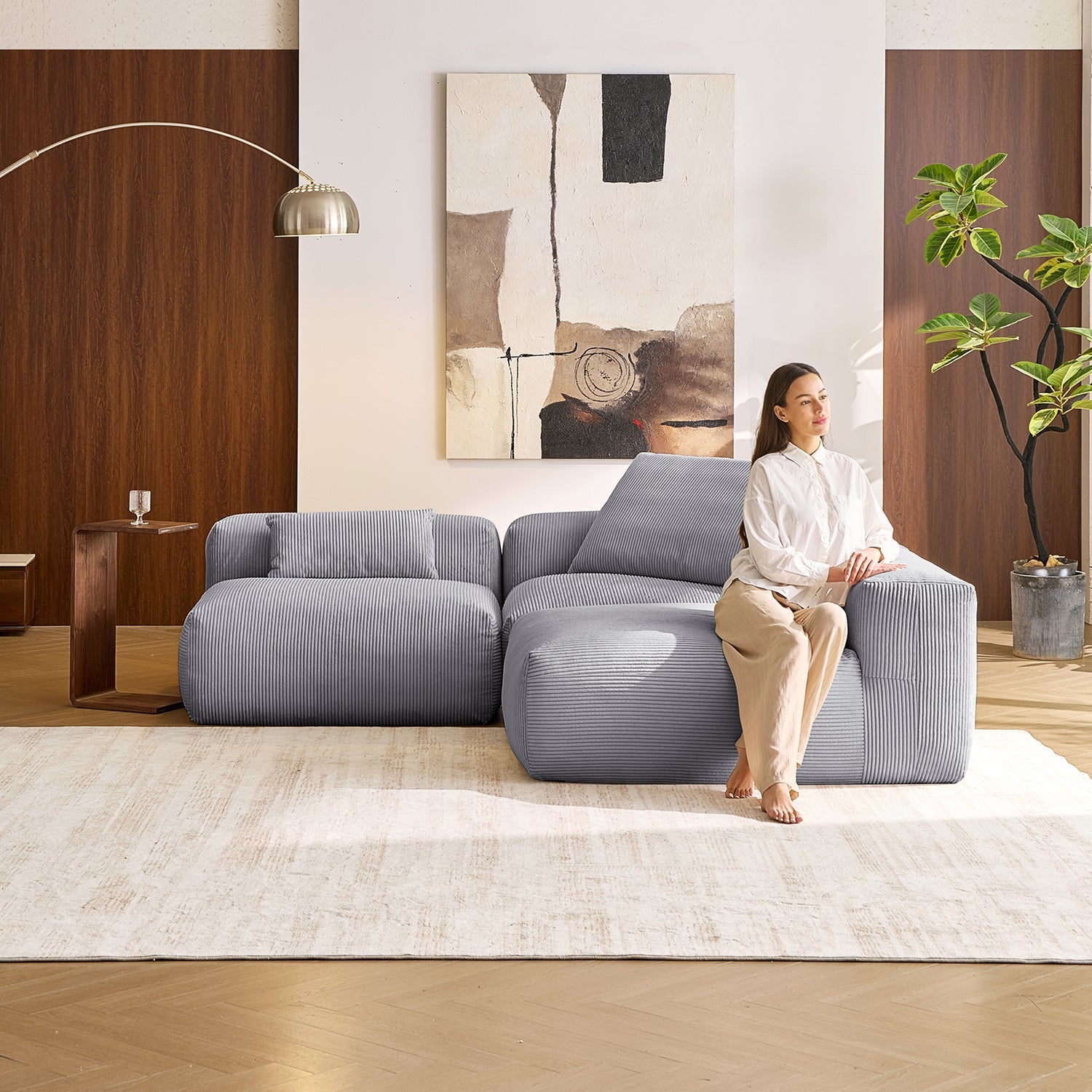 Mellow Open L Sectional - Mario Capasa