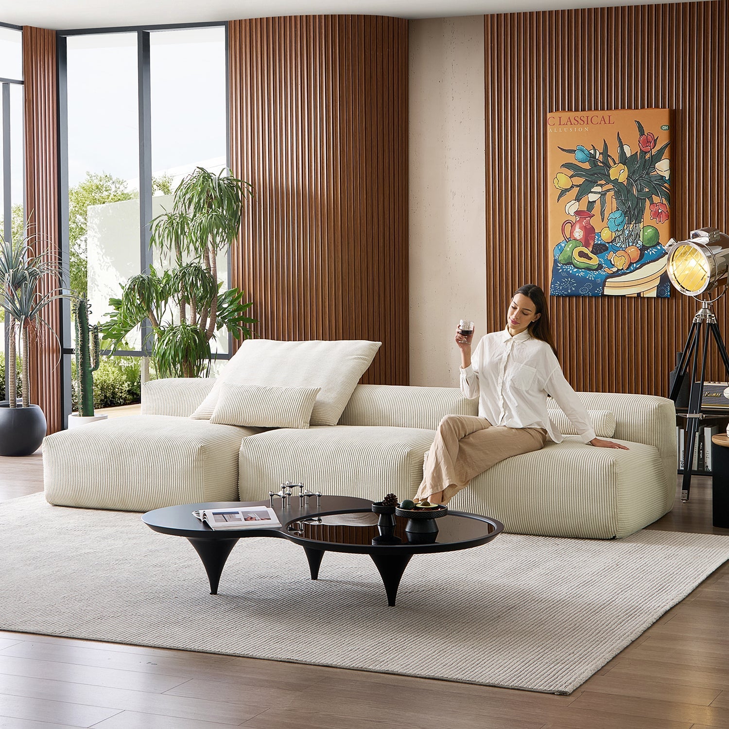 Mellow Open Sectional - Mario Capasa