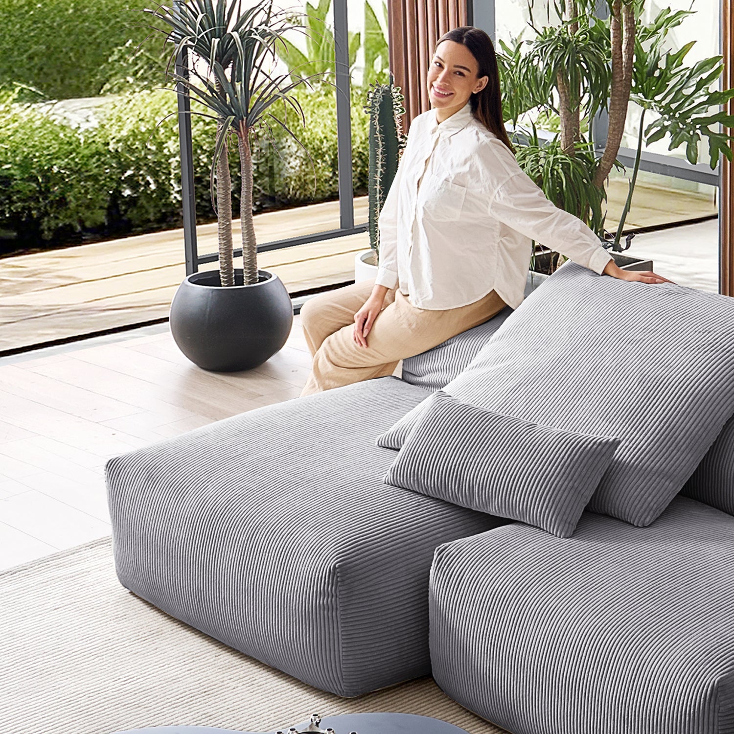 Mellow Open Sectional - Mario Capasa
