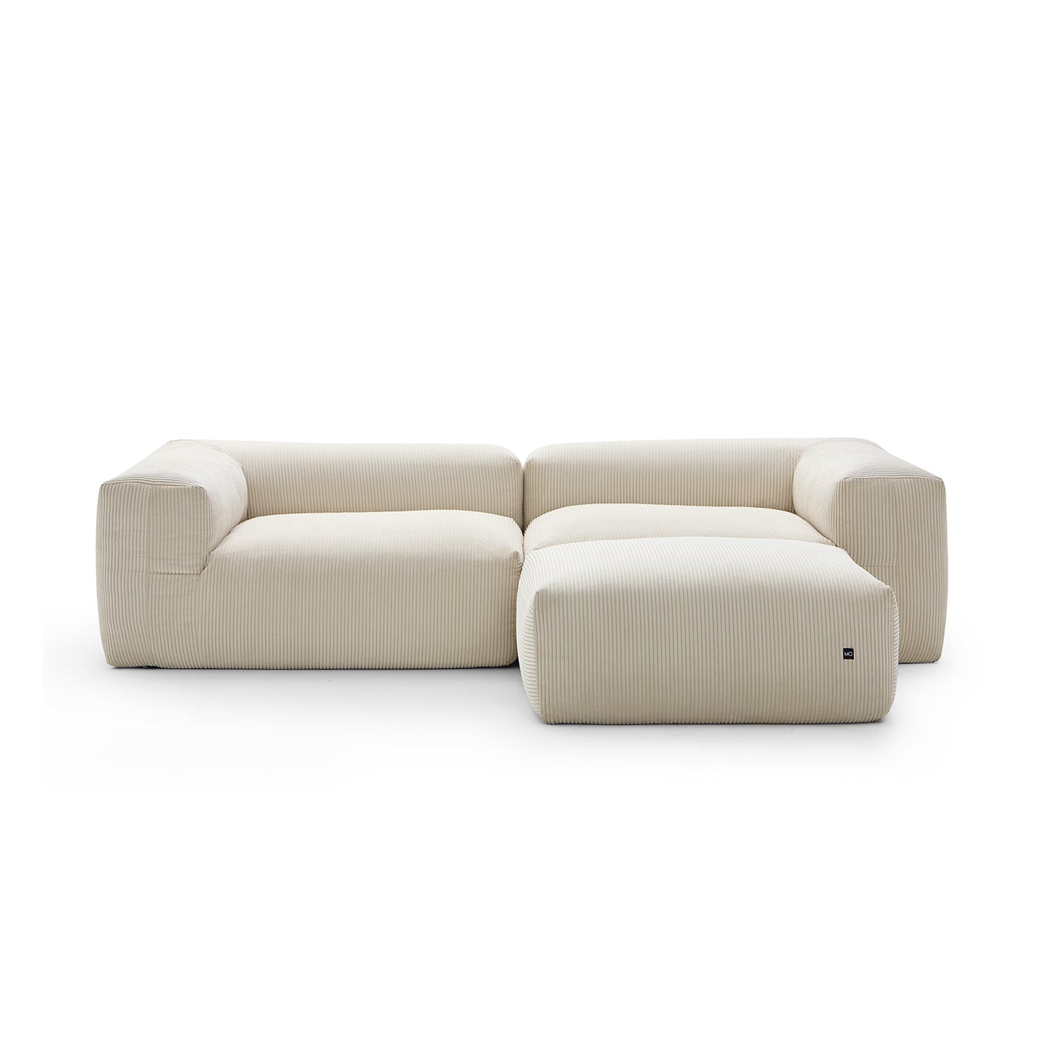 Modular Sofa - Mellow Sectional with Ottoman - MC - Mario Capasa