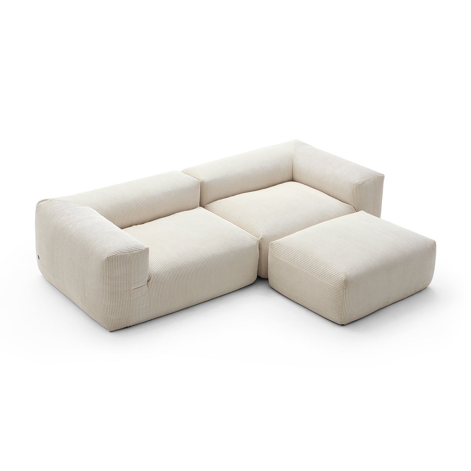 Modular Sofa - Mellow Sectional with Ottoman - MC - Mario Capasa