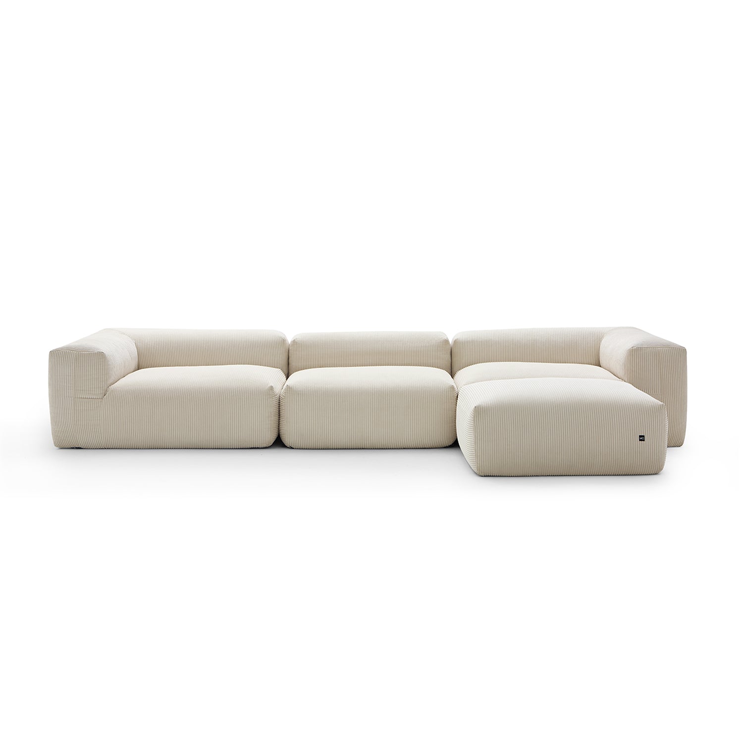 Modular Sofa - Mellow Sectional with Ottoman - MC - Mario Capasa