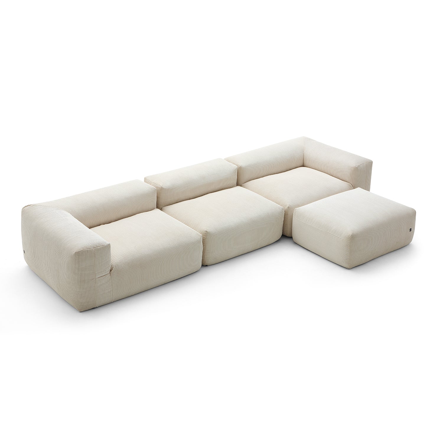 Modular Sofa - Mellow Sectional with Ottoman - MC - Mario Capasa