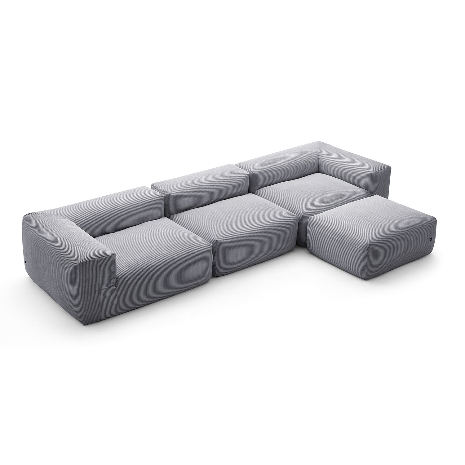 Modular Sofa - Mellow Sectional with Ottoman - MC - Mario Capasa