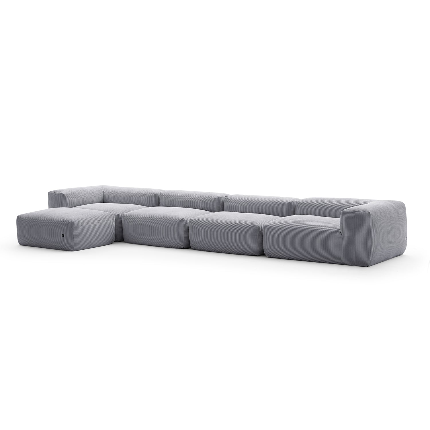 Modular Sofa - Mellow Sectional with Ottoman - MC - Mario Capasa
