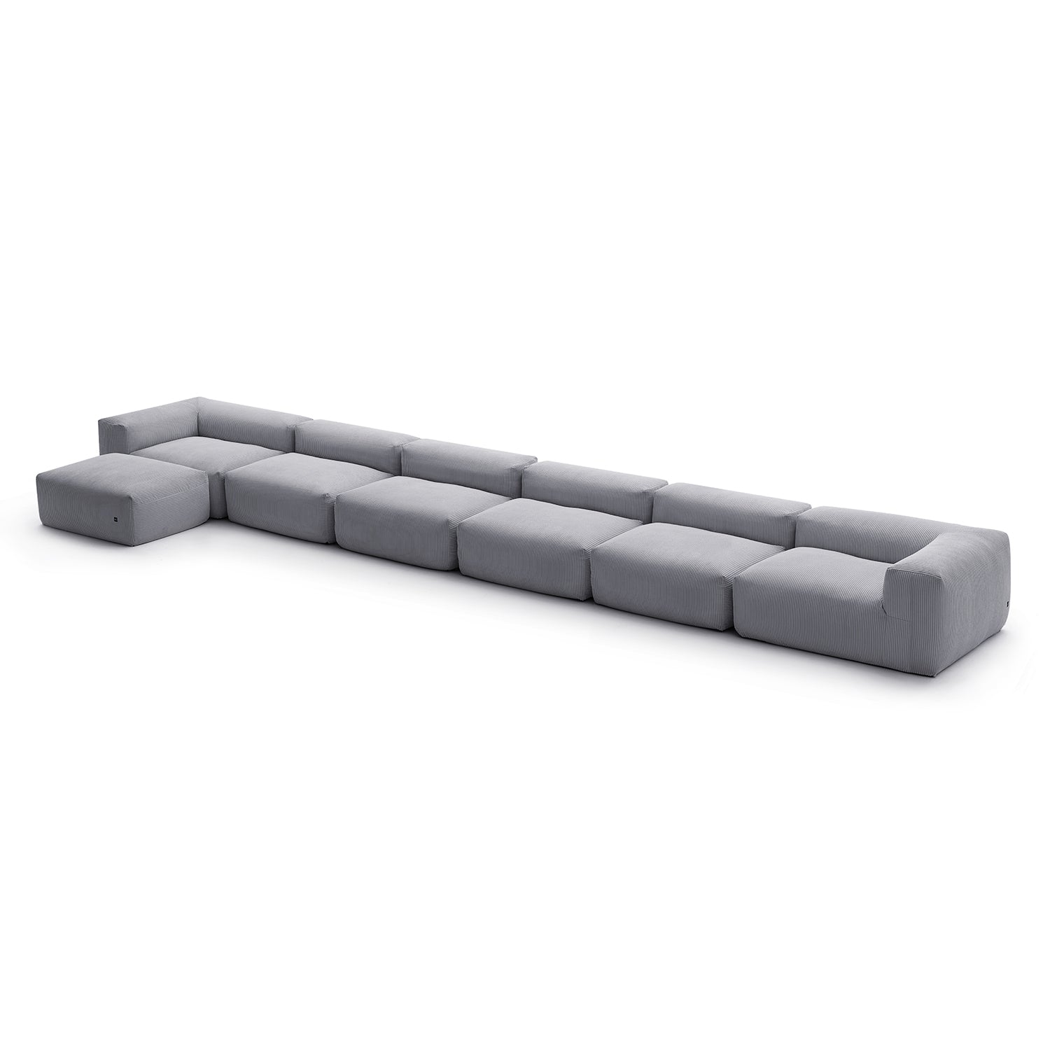 Modular Sofa - Mellow Sectional with Ottoman - MC - Mario Capasa