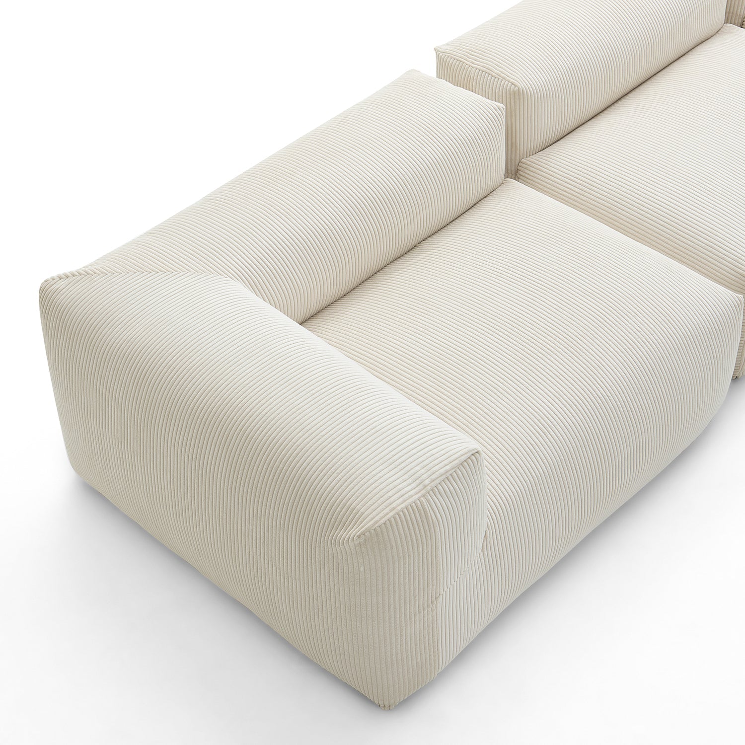 Modular Sofa - Mellow Sectional with Ottoman - MC - Mario Capasa