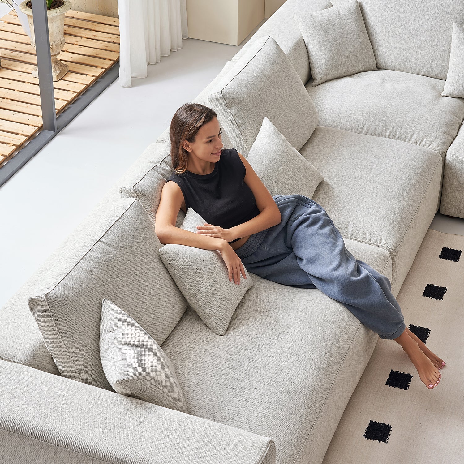 sectional - The 5th Closed L Sectional - MC - Mario Capasa