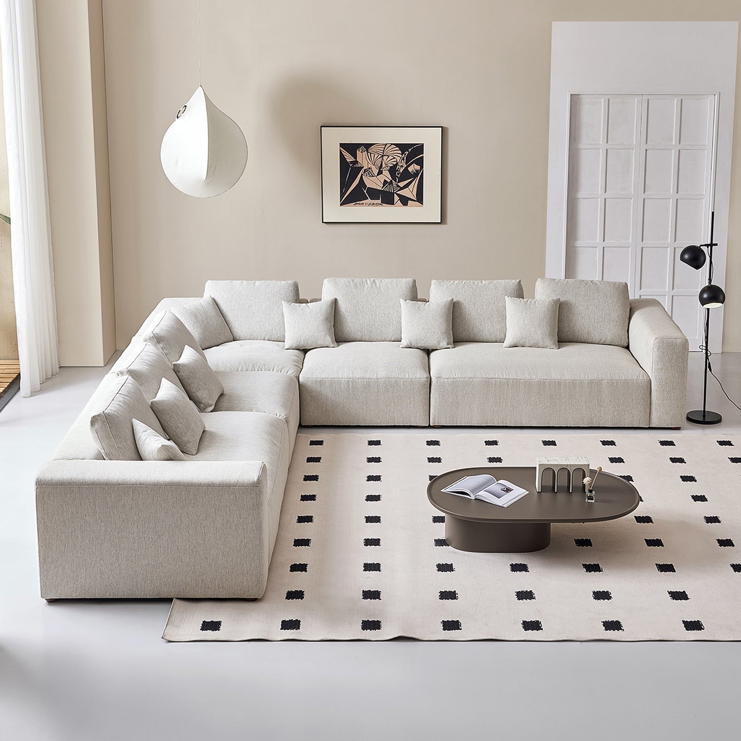 sectional - The 5th Closed L Sectional - MC - Mario Capasa