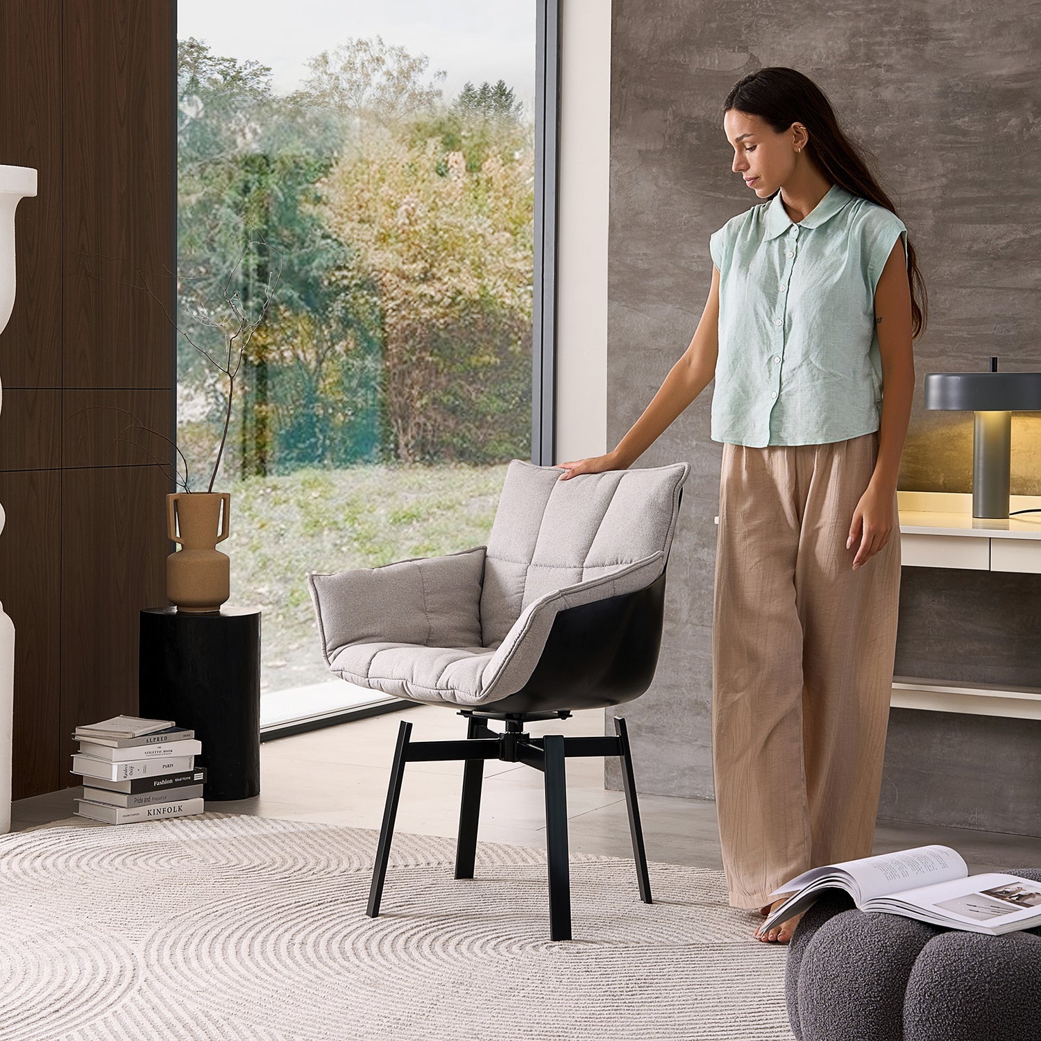 Accent Chair - Rimini Spin Chair - MC - Mario Capasa