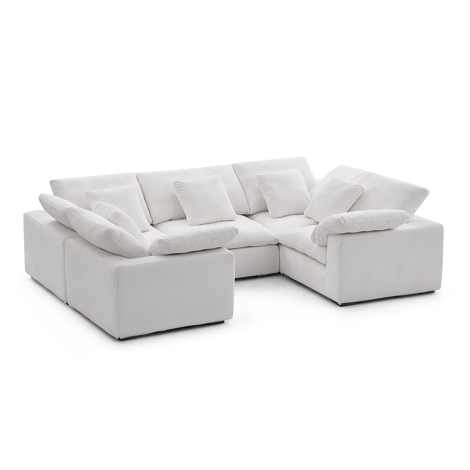 sectional - Hyperfoam Tivoli Cloud U Closed Sectional - MC - Mario Capasa