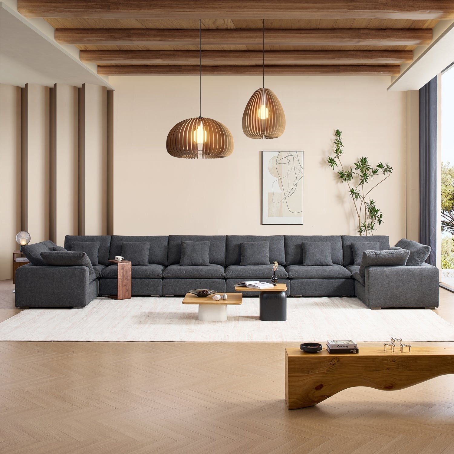 sectional - Tivoli Cloud U Closed Sectional - MC - Mario Capasa