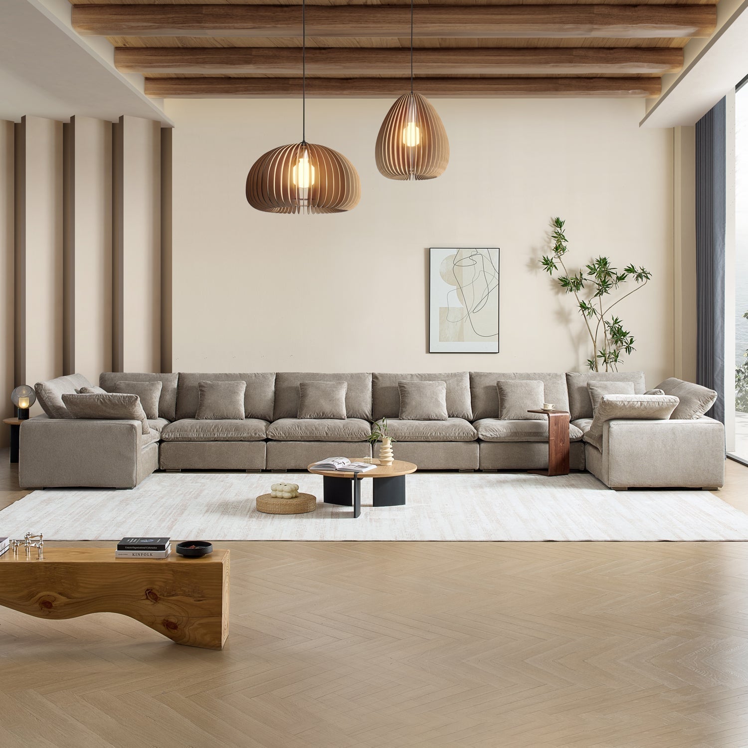 sectional - Tivoli Cloud U Closed Sectional - MC - Mario Capasa