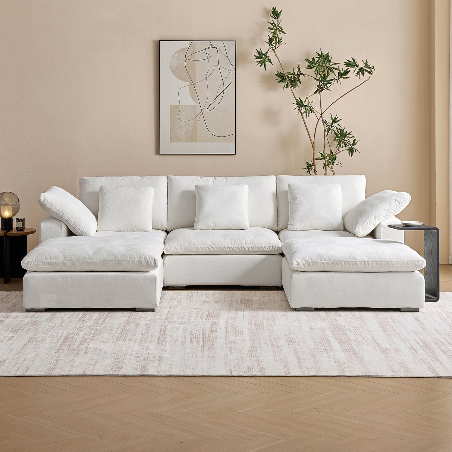 sectional - Hyperfoam Tivoli Cloud U Sectional - MC - Mario Capasa