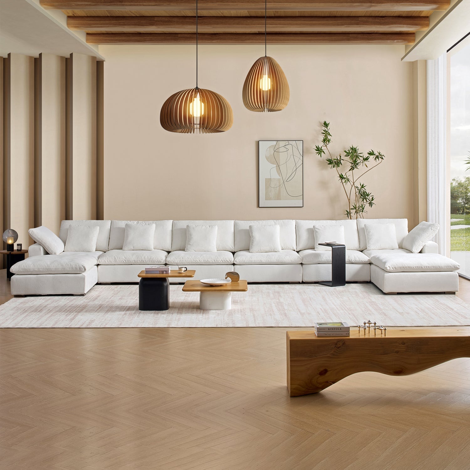 sectional - Hyperfoam Tivoli Cloud U Sectional - MC - Mario Capasa