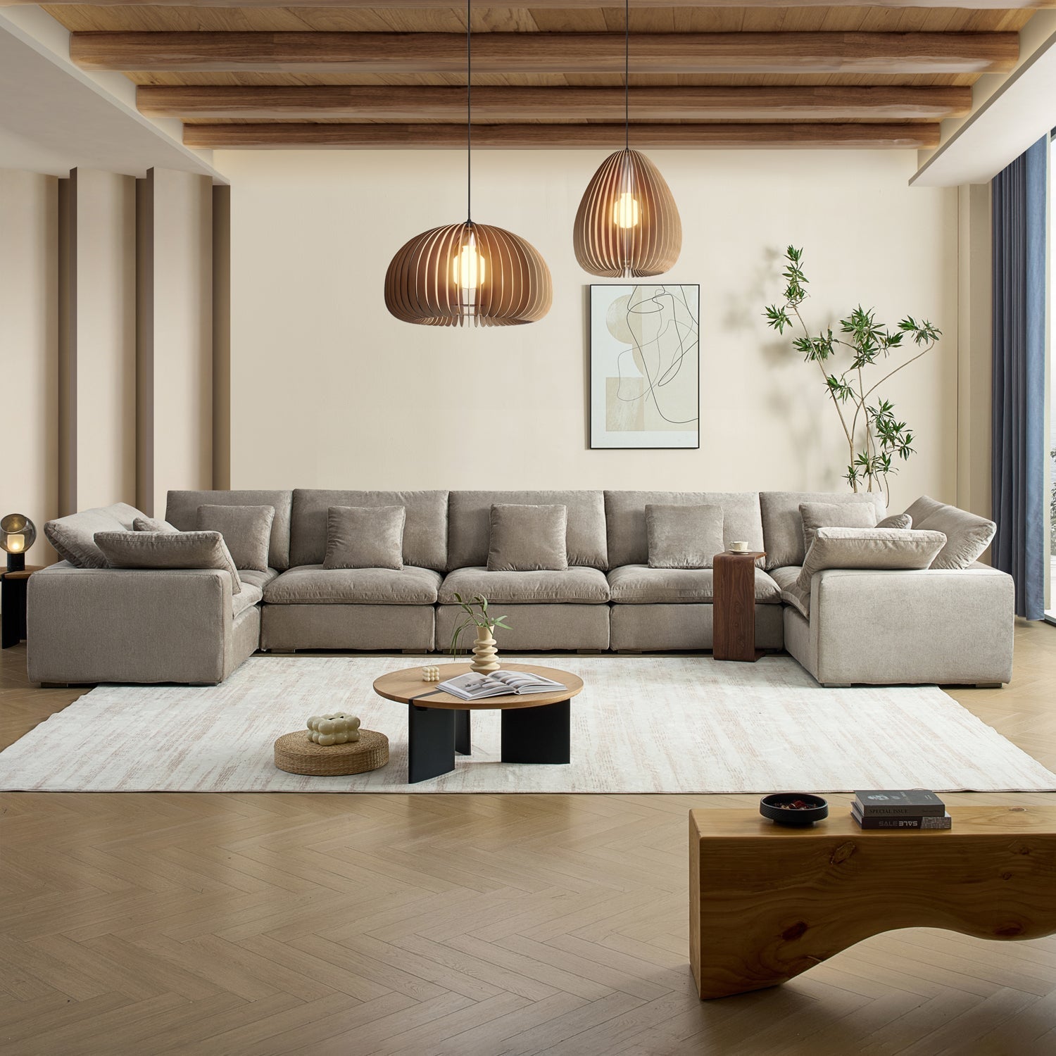 sectional - Tivoli Cloud U Closed Sectional - MC - Mario Capasa