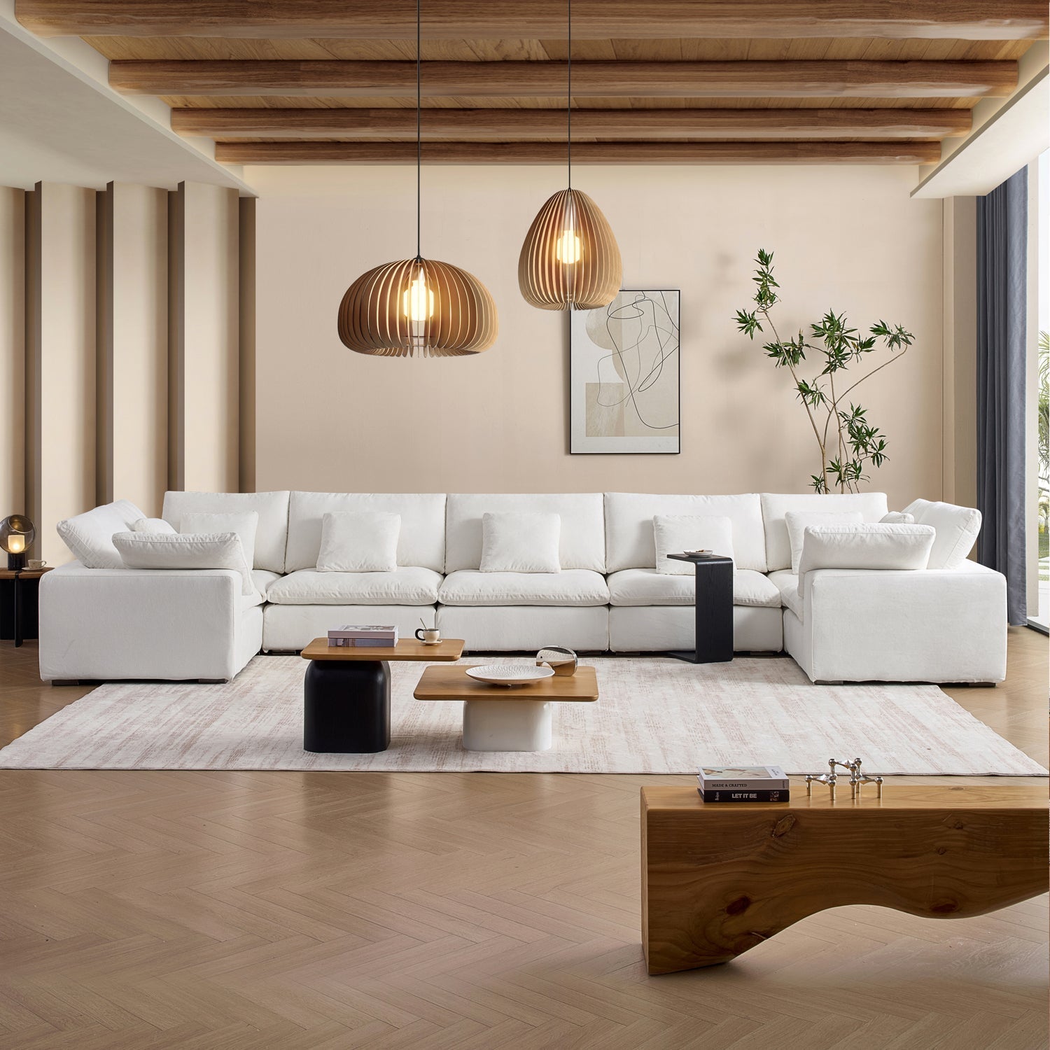 sectional - Hyperfoam Tivoli Cloud U Closed Sectional - MC - Mario Capasa