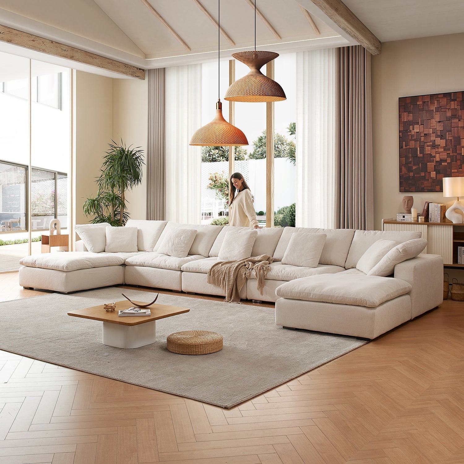 sectional - Tivoli Cloud U Sectional - MC - Mario Capasa