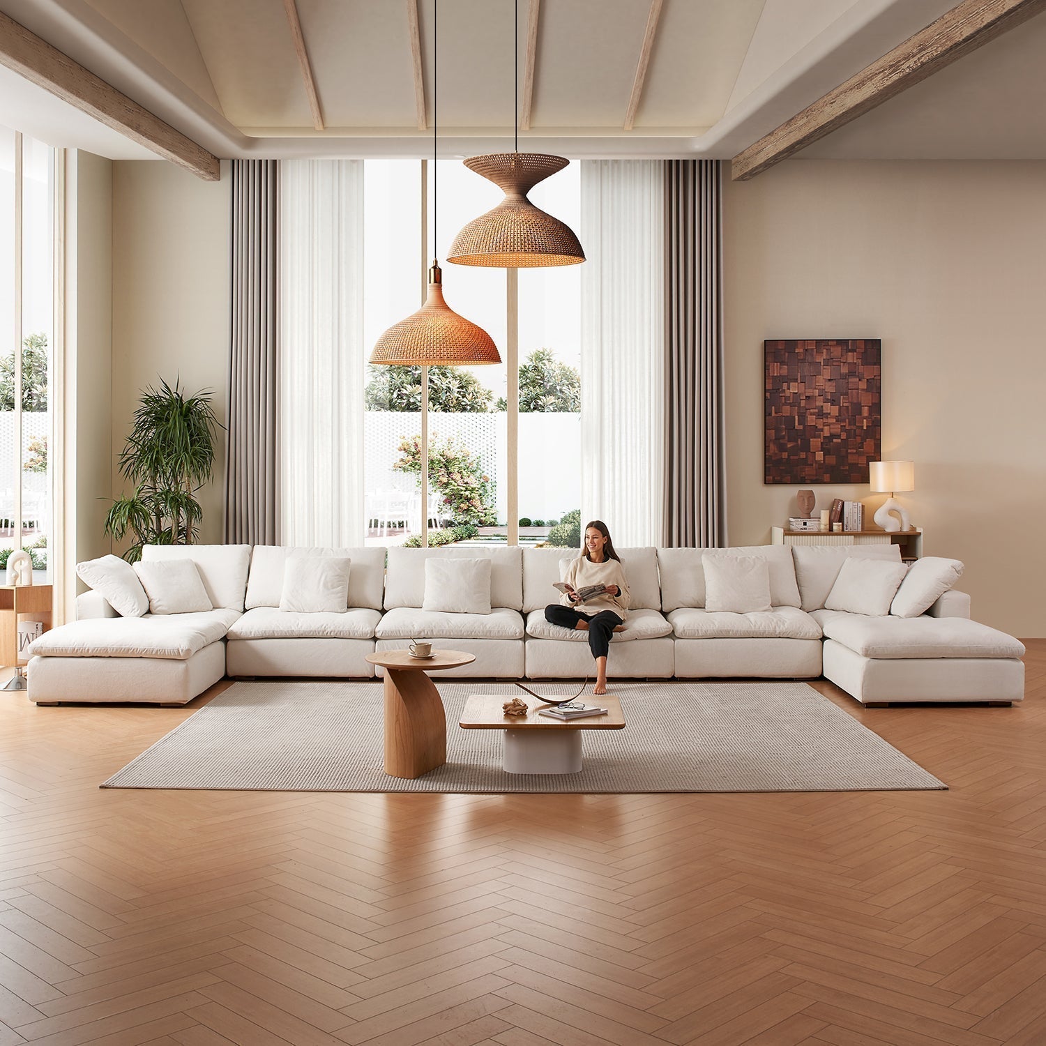 sectional - Tivoli Cloud U Sectional - MC - Mario Capasa