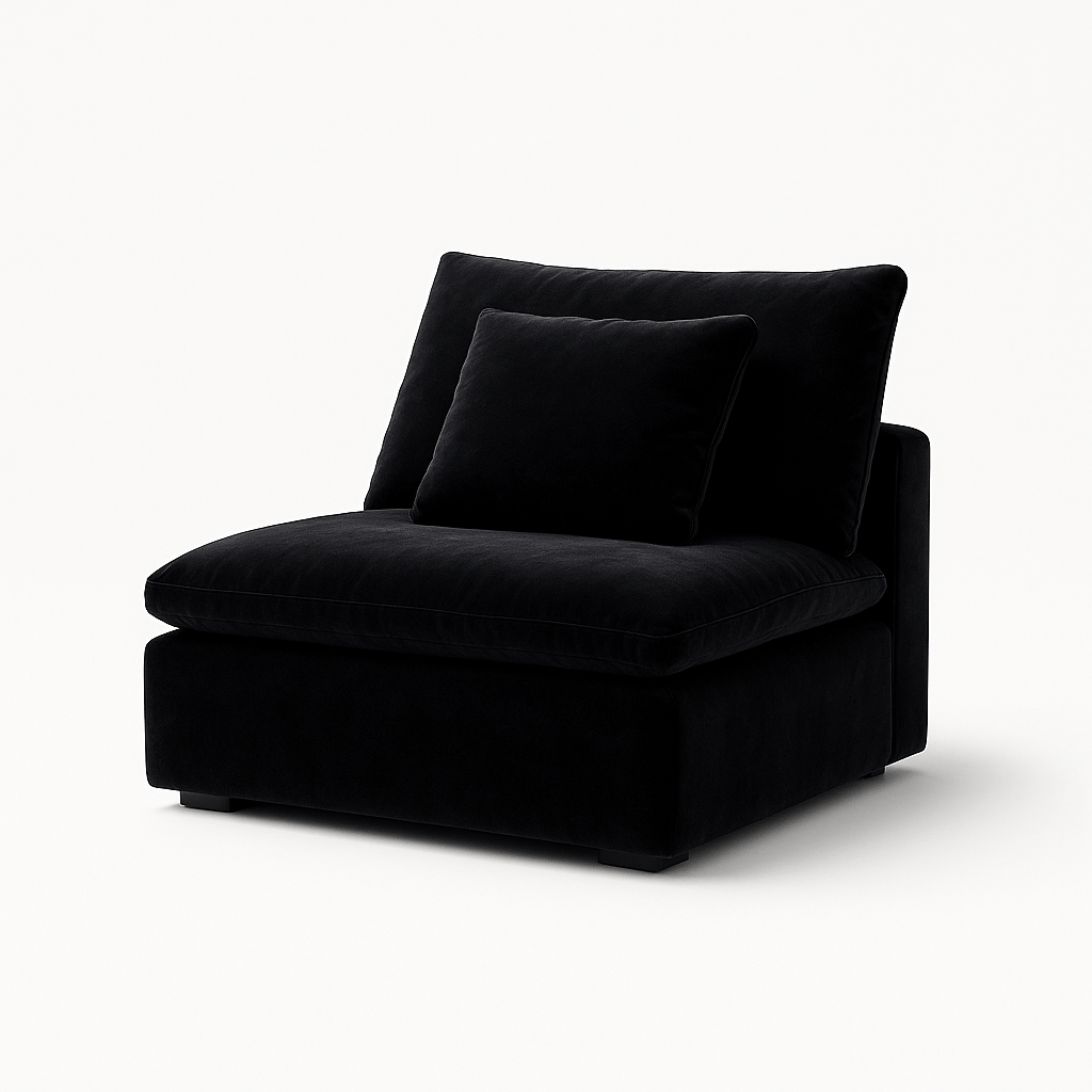 Modular - Tivoli Cloud Couch Armless Modular Seat - MC - Mario Capasa