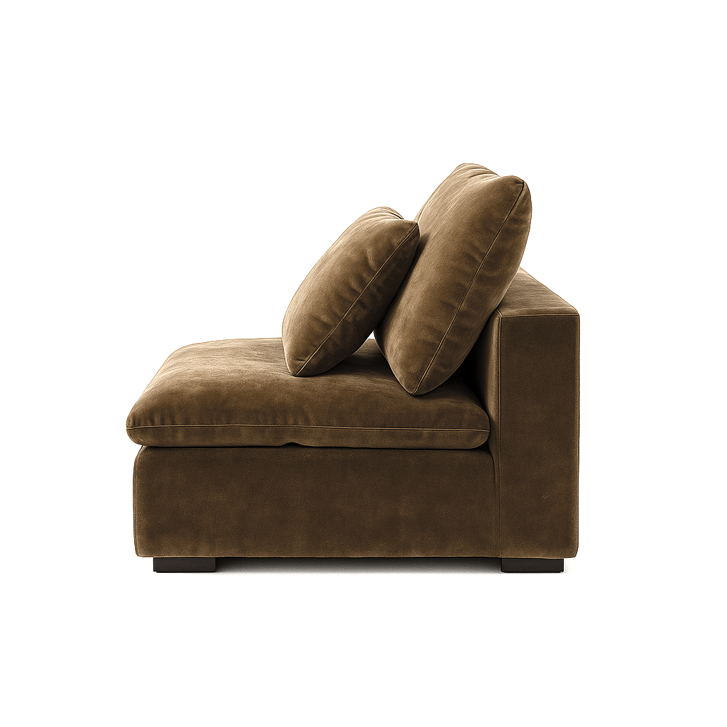 Modular - Tivoli Cloud Couch Armless Modular Seat - MC - Mario Capasa