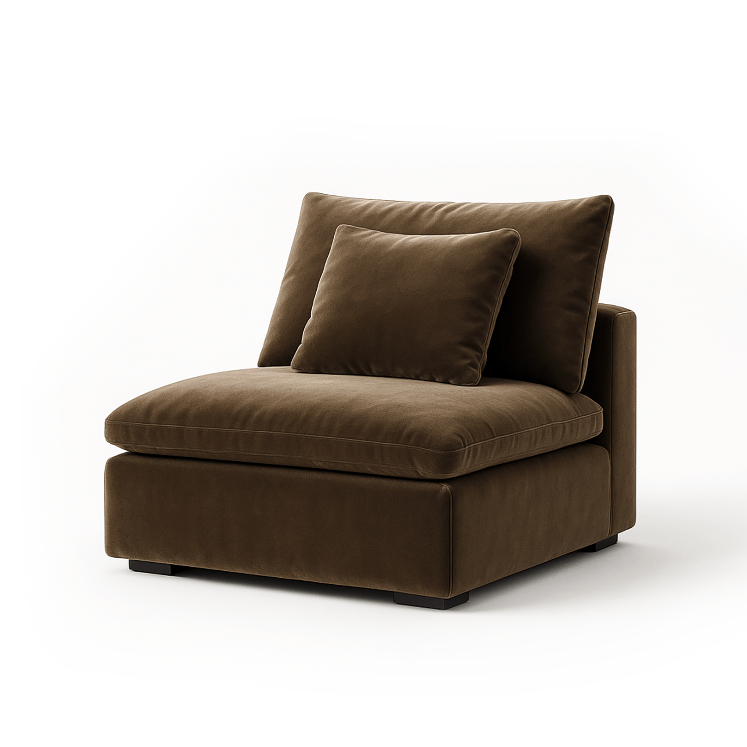 Modular - Tivoli Cloud Couch Armless Modular Seat - MC - Mario Capasa