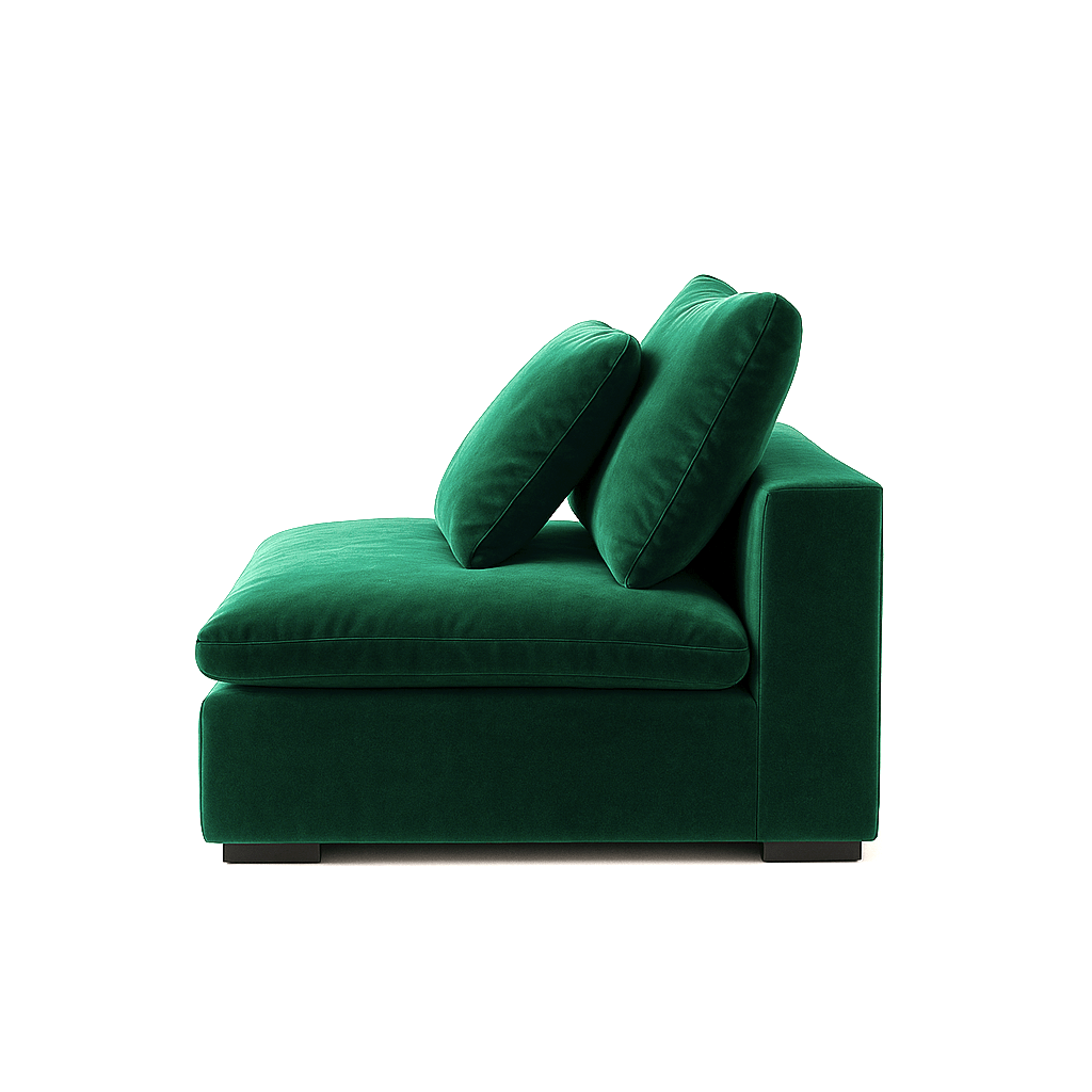 Modular - Tivoli Cloud Couch Armless Modular Seat - MC - Mario Capasa
