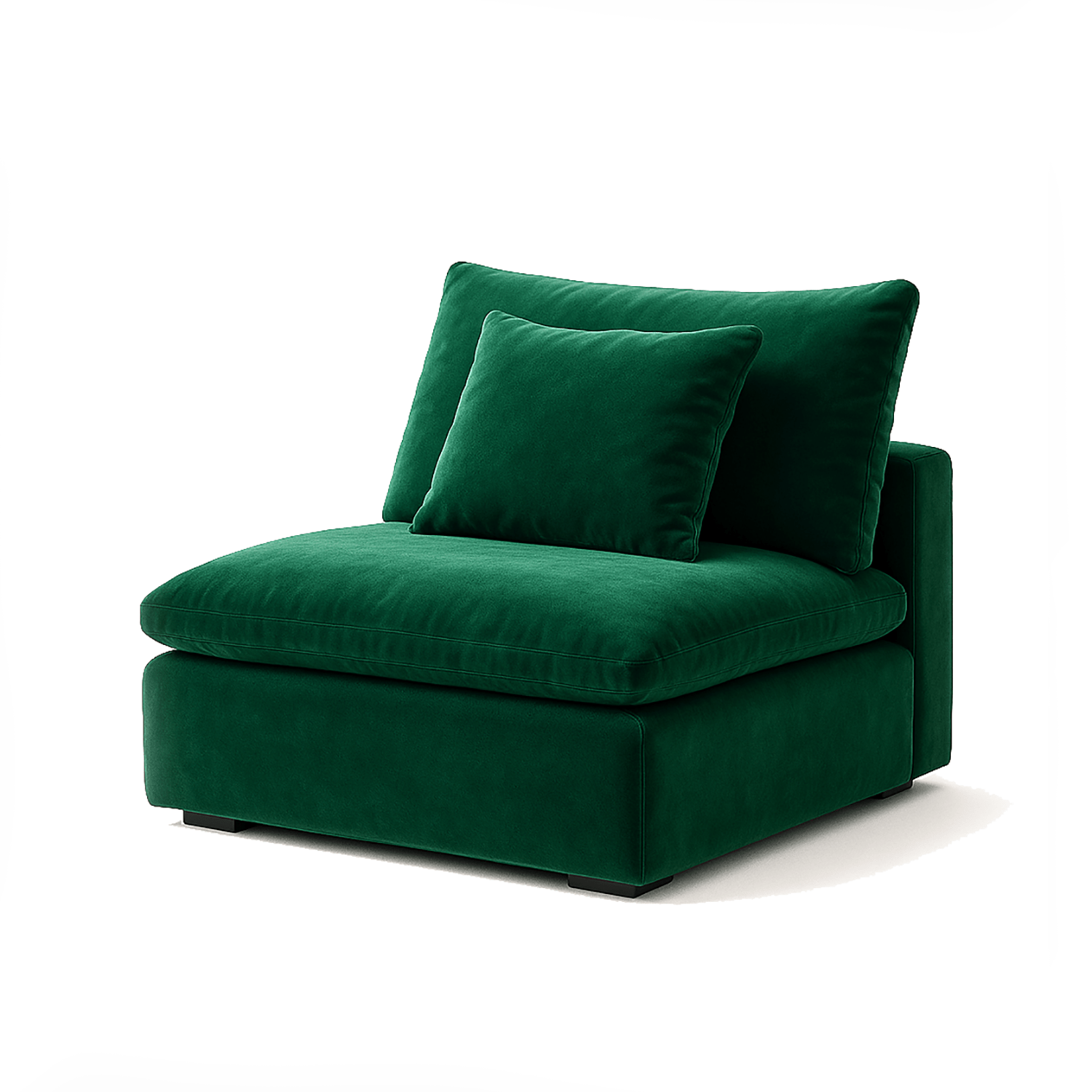 Modular - Tivoli Cloud Couch Armless Modular Seat - MC - Mario Capasa
