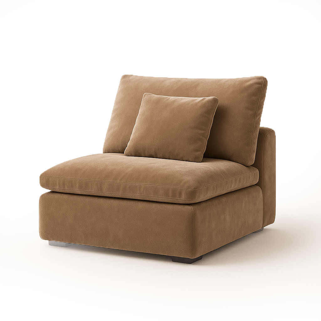 Modular - Tivoli Cloud Couch Armless Modular Seat - MC - Mario Capasa