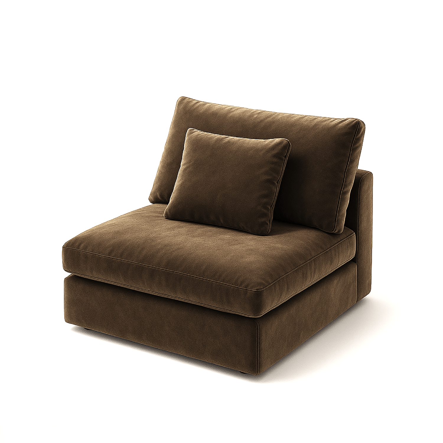 Modular - Tivoli Cloud Couch Armless Modular Seat - MC - Mario Capasa