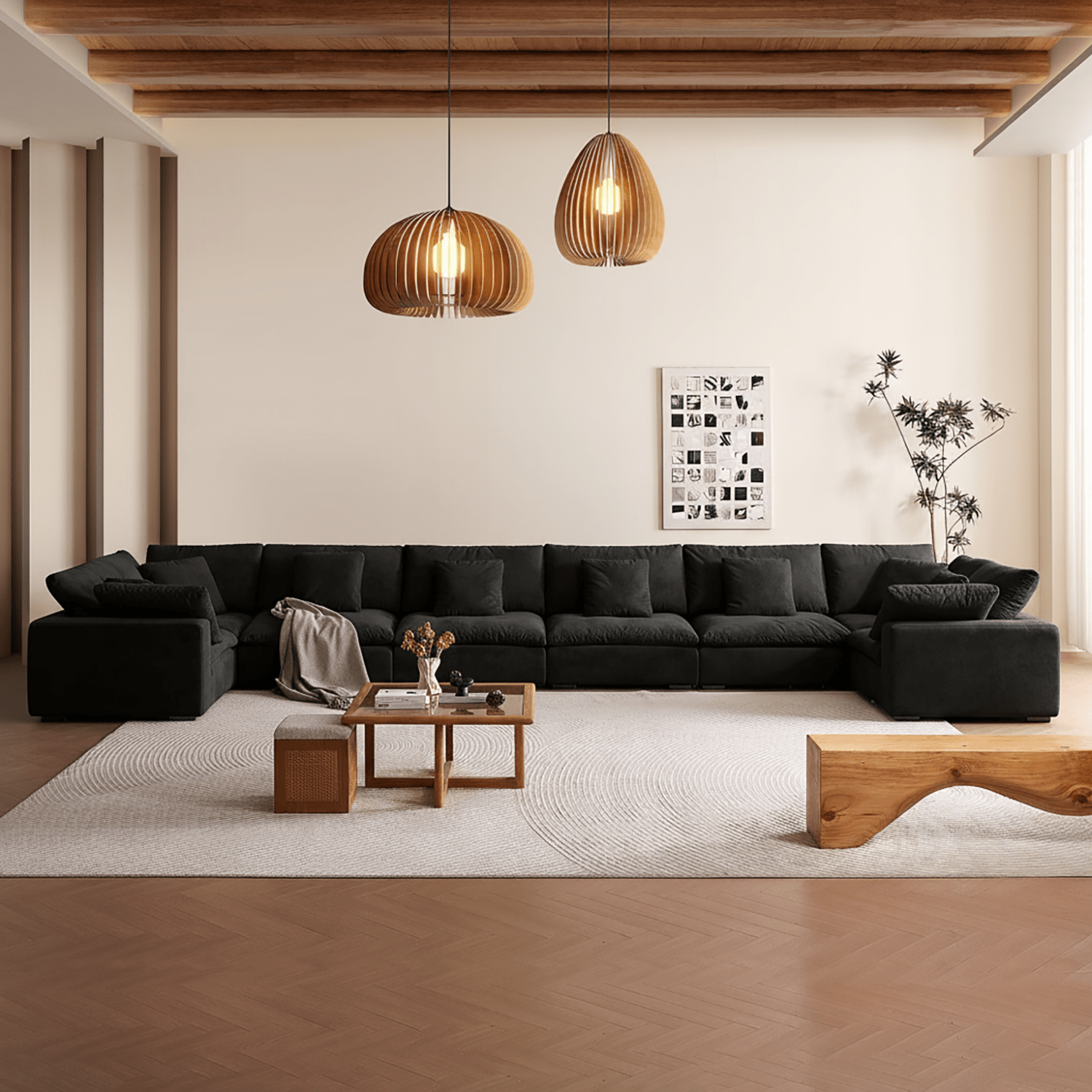 sectional - Tivoli Cloud U Closed Sectional - MC - Mario Capasa