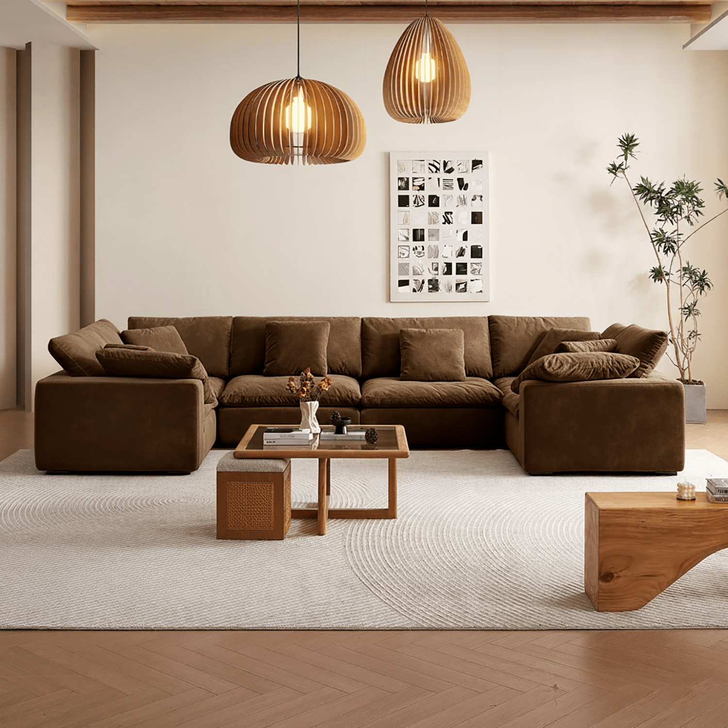 sectional - Tivoli Cloud U Closed Sectional - MC - Mario Capasa