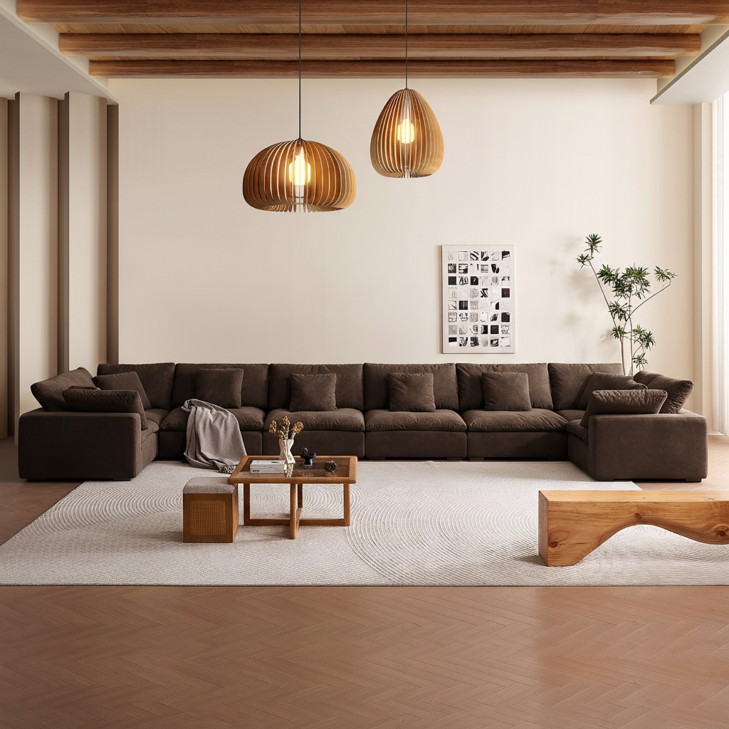 sectional - Tivoli Cloud U Closed Sectional - MC - Mario Capasa