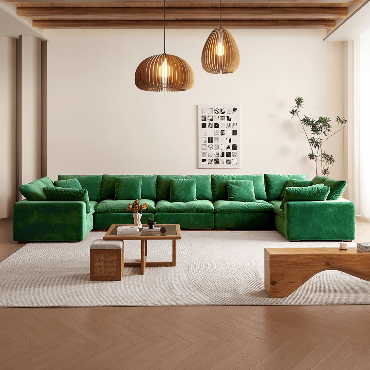 sectional - Tivoli Cloud U Closed Sectional - MC - Mario Capasa