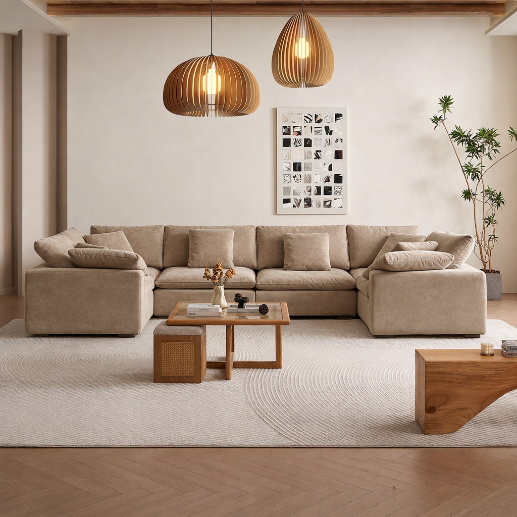 sectional - Tivoli Cloud U Closed Sectional - MC - Mario Capasa