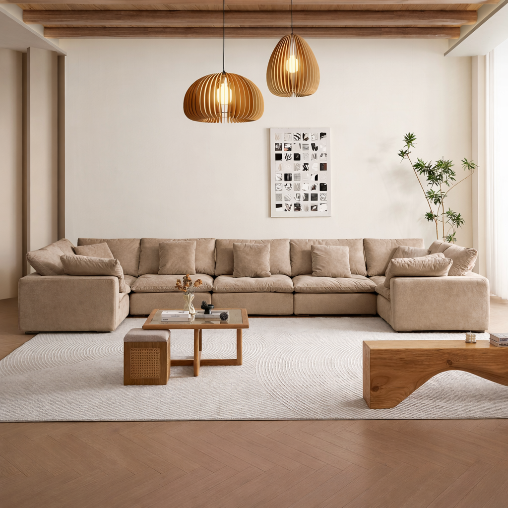 sectional - Tivoli Cloud U Closed Sectional - MC - Mario Capasa