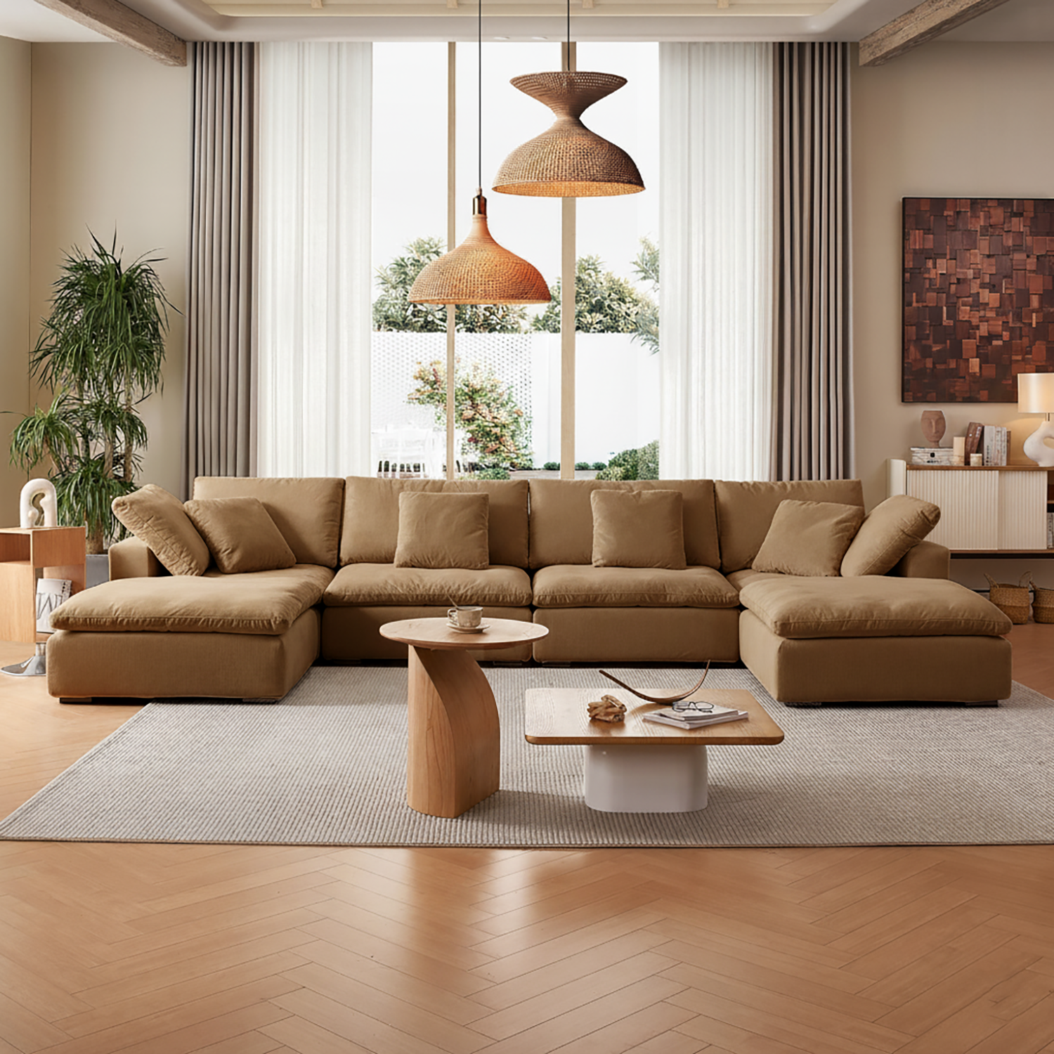 sectional - Tivoli Cloud U Sectional - MC - Mario Capasa