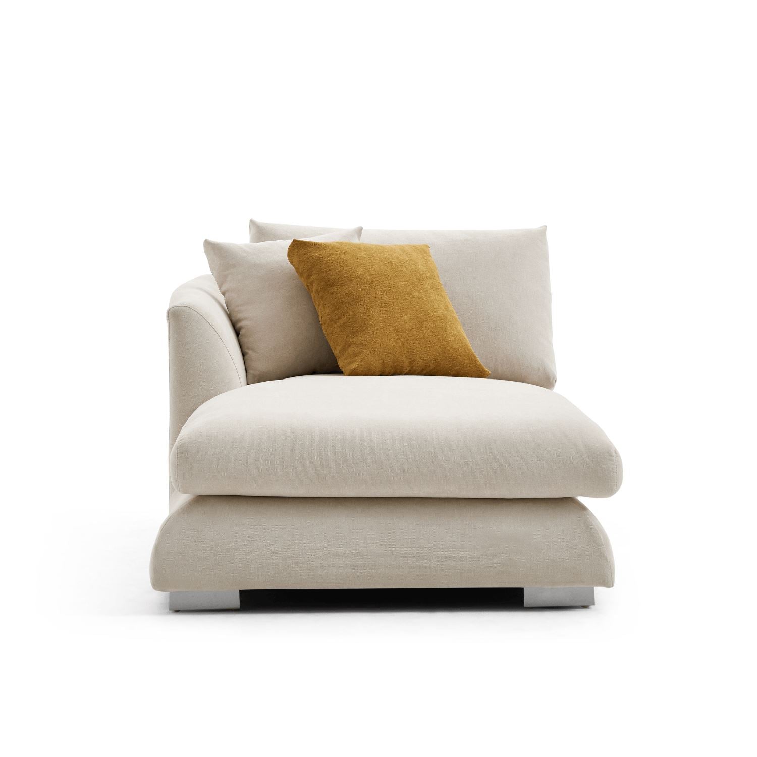 Feathers - Chaise - Mario Capasa Left Beige